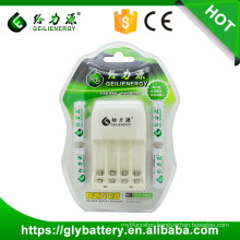 Geilienergy NI-CD NI-NM AA AAA 2.4V LED Battery Charger